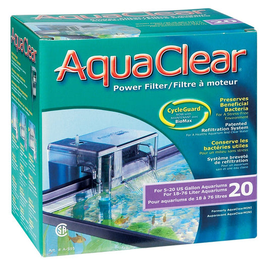 Aquaclear Fish Tank Filter - 5 to 20 Gallon - 110V Animals & Pet Supplies > Pet Supplies > Fish Supplies > Aquarium Filters Hagen   