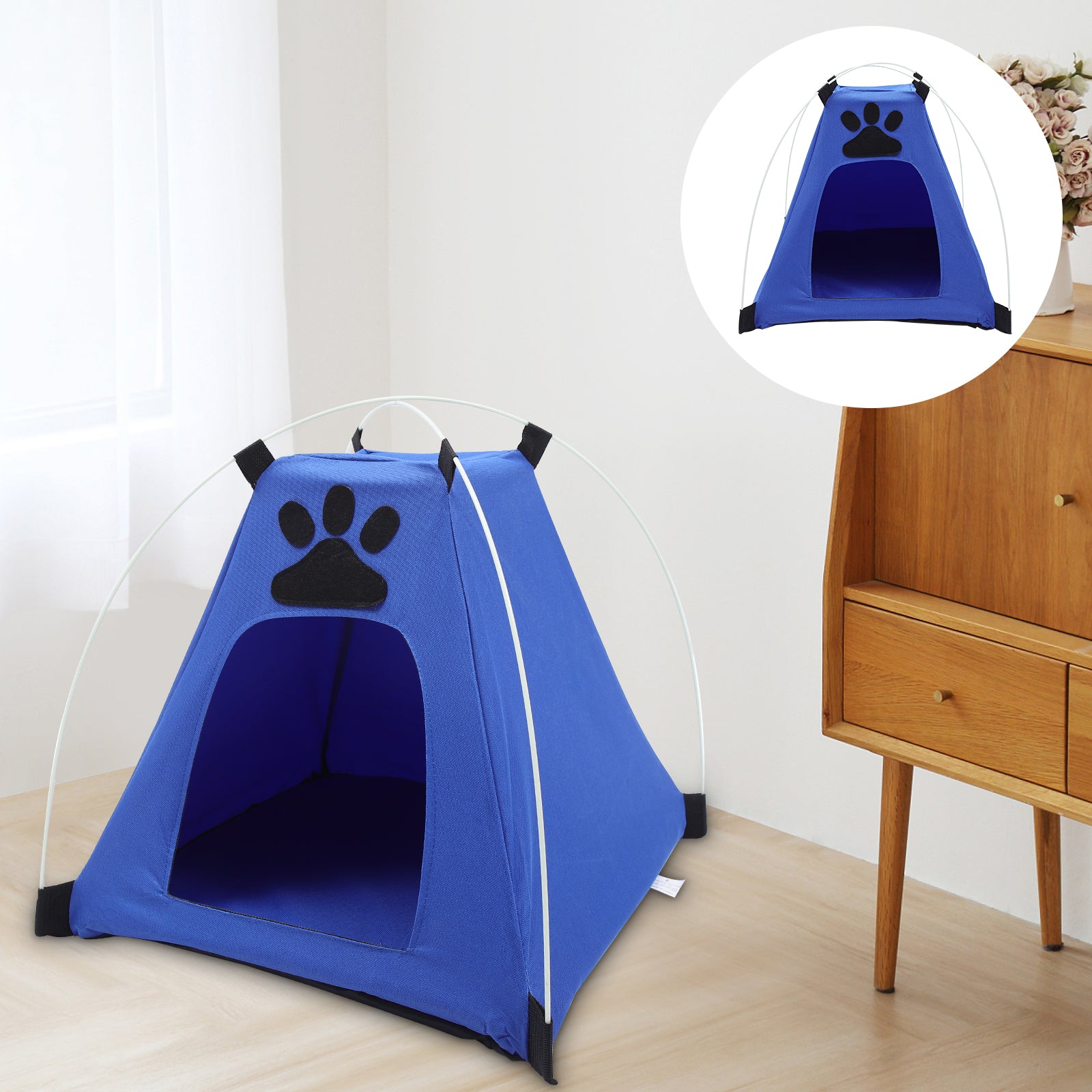 NUOLUX Detachable Puppy Tent Breathable Dog House Comfortable Pet Tent Summer Pet House
