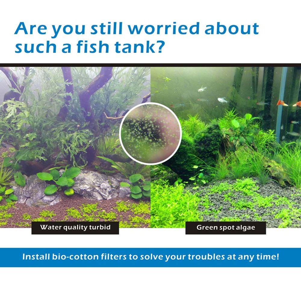 Hygger Fish Tank Aquarium Submersible Foam Filter, Double Sponge Filter, M Animals & Pet Supplies > Pet Supplies > Fish Supplies > Aquarium Filters hygger   
