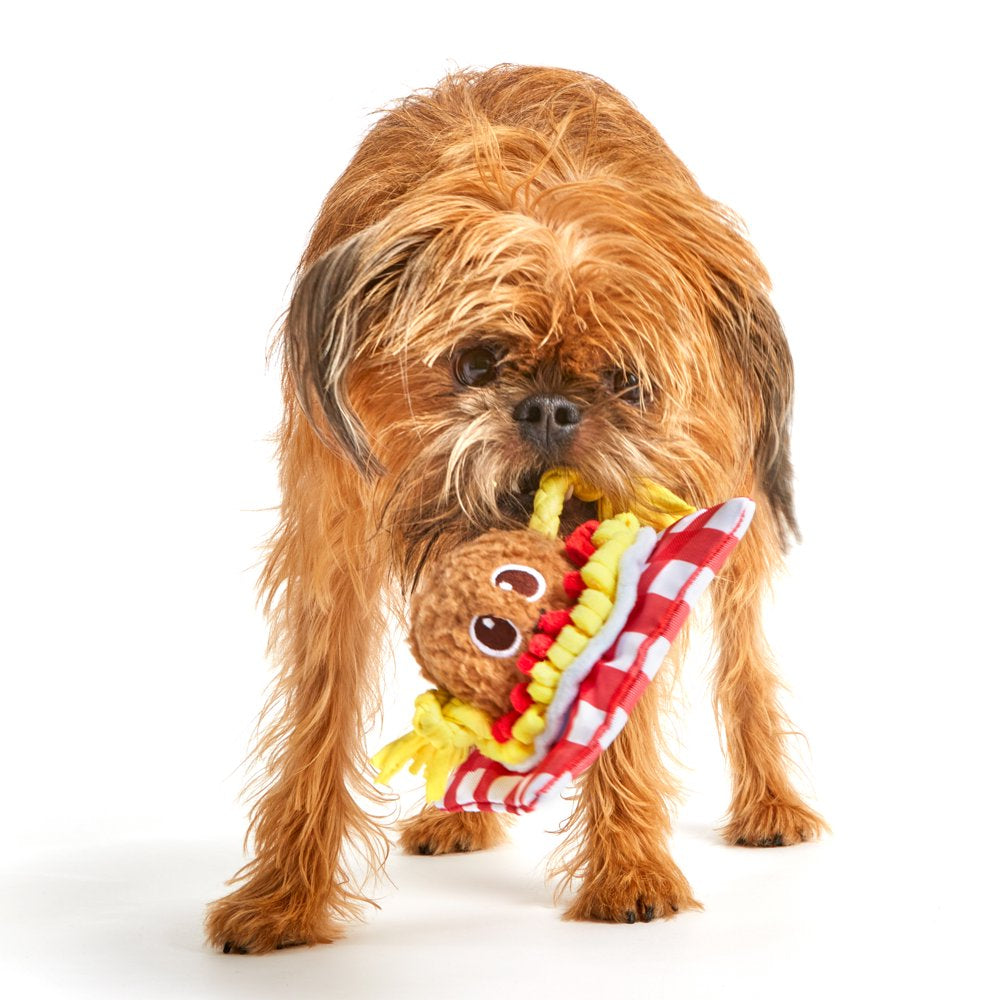 BARK Spaghetti and Muttballs Dog Toy - Features Tug-O-War, Xs to Medium Dogs Animals & Pet Supplies > Pet Supplies > Dog Supplies > Dog Toys BARK   