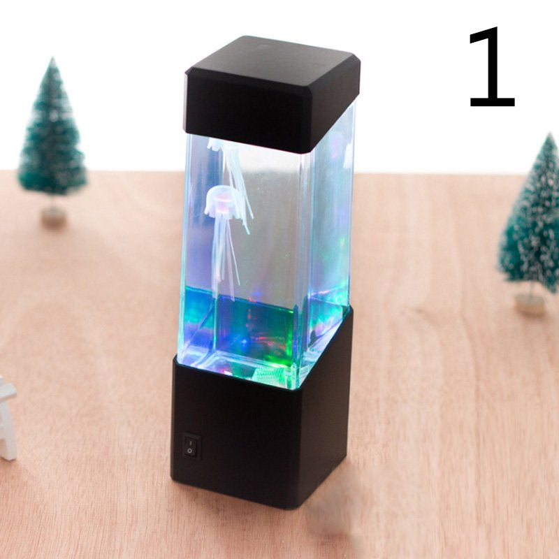 Jellyfish Lava Lamp, Jelly Fish Lamp Electric Aquarium Tank Mood Night Light with Color-Changing, Home Office Bedroom Desktop Decoration Gift Animals & Pet Supplies > Pet Supplies > Fish Supplies > Aquarium Lighting MUTOCAR   