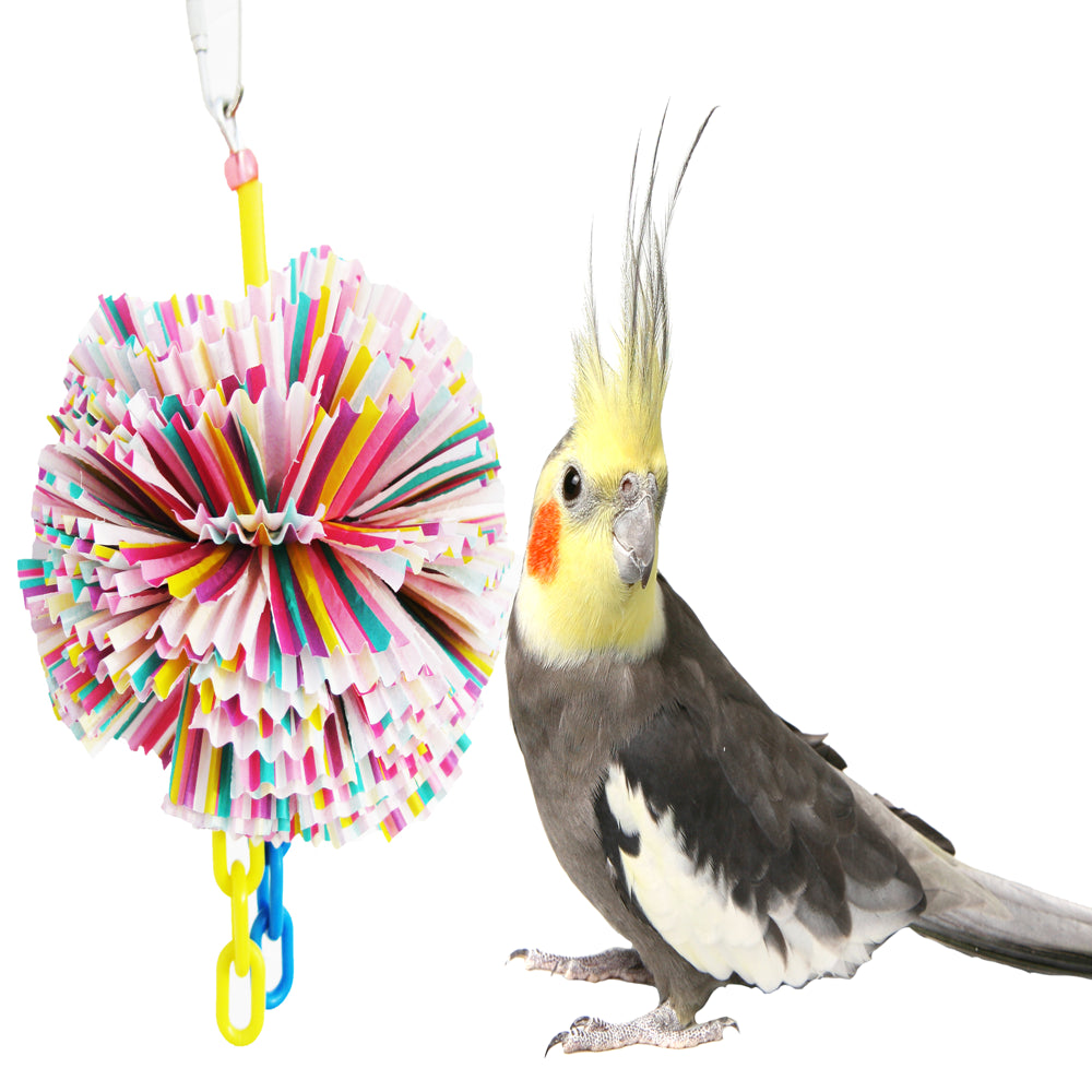 Bonka Bird Toys 1791 Paper Puff Bird Toy. Animals & Pet Supplies > Pet Supplies > Bird Supplies > Bird Toys Bonka Bird Toys   