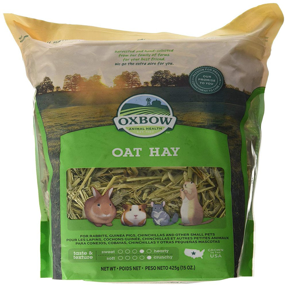 Oxbow Pet Products Oat Hay Dry Small Animal Food, 15 Oz. Animals & Pet Supplies > Pet Supplies > Small Animal Supplies > Small Animal Food Mars Petcare   