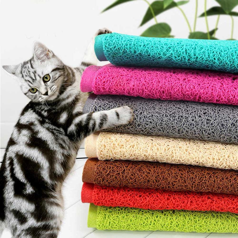 Cats Litter Trapping Mats Pads 30*40Cm PVC Elastic Fiber Mats for Cats Litter Boxes New Animals & Pet Supplies > Pet Supplies > Cat Supplies > Cat Litter Box Mats Zoomarlous   