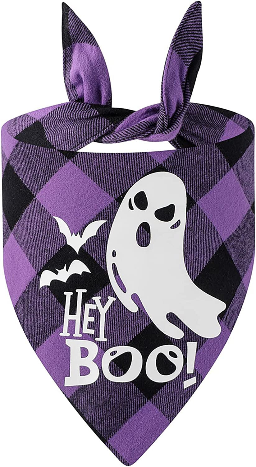 Dog Bandanas Suitable for Dog Bandana Boy & Girl Triangle Dog Scarf Pet Halloween Pet Halloween Party Decoration Headscarf Dog Bib Pumpkin Bat Puppy Adorable Puppy Wedding & Valentine’S (A, One Size) Animals & Pet Supplies > Pet Supplies > Dog Supplies > Dog Apparel Generic B One Size 