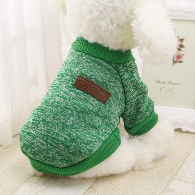 Pet Dog Warm Sweaters, Knitted Classic Pet Sweater Autumn Winter Warm Costume Pet Dog Cat Warm Coat Dog Classic Custome Knit Sweater Winter Clothes Apparel for Small Puppy,Blue,Xs Animals & Pet Supplies > Pet Supplies > Dog Supplies > Dog Apparel OCHINE   