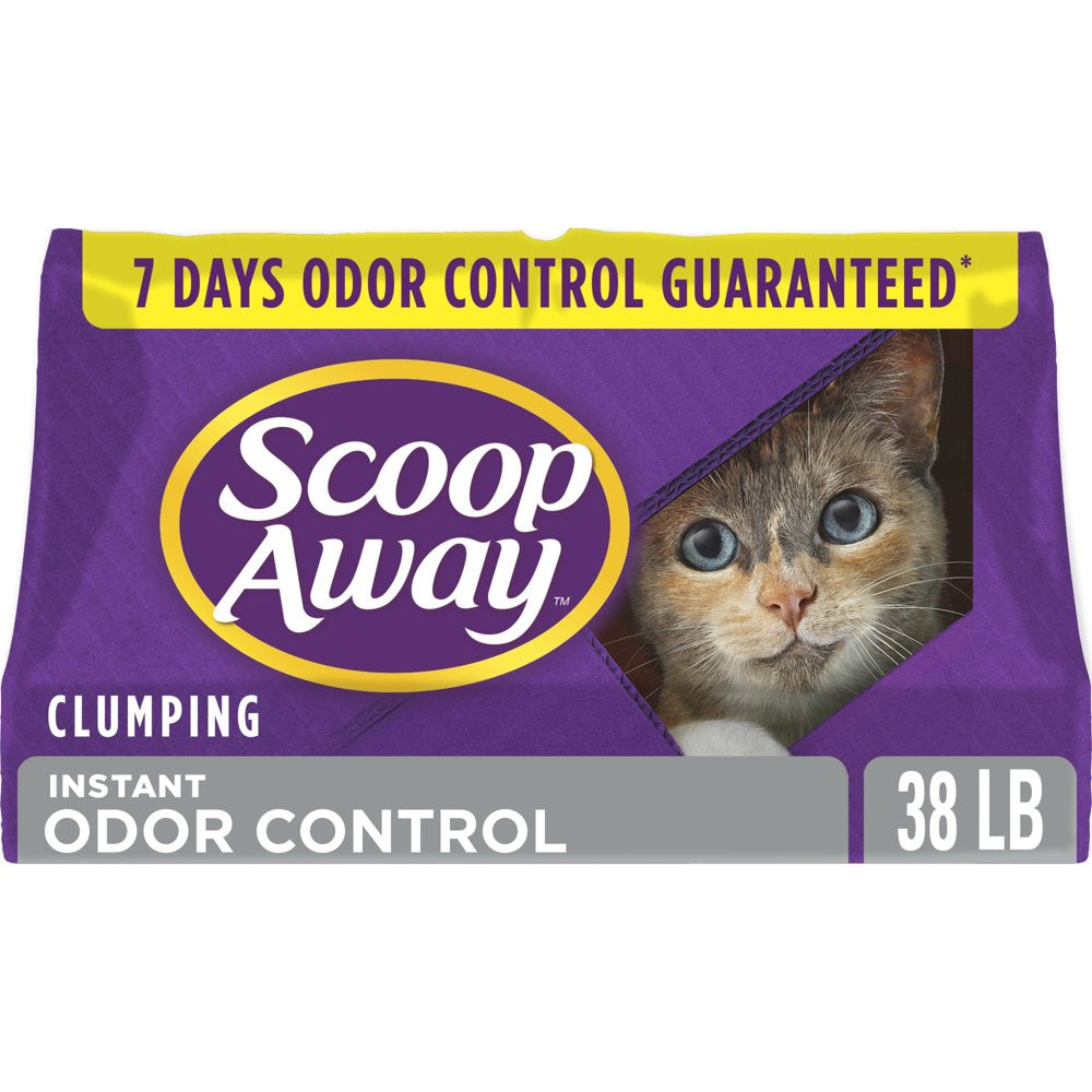 Scoop Away Extra Strength Clumping Cat Litter, Scented, 38 Lbs Animals & Pet Supplies > Pet Supplies > Cat Supplies > Cat Litter The Clorox Company 38 lbs  