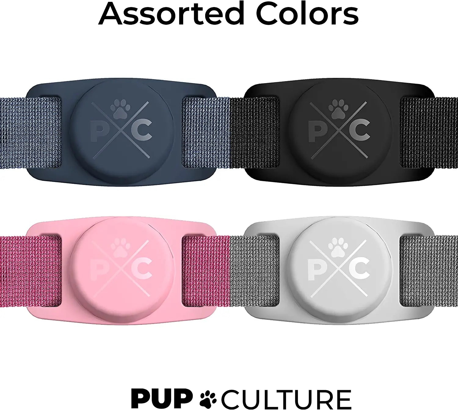 Pup Culture Airtag Dog Collar Holder, Protective Airtag Case for Dog Collar, Airtag Loop for GPS Dog Tracker, Dog Trackers for Apple Iphone, Airtag Pet, Dog Airtag Holder Electronics > GPS Accessories > GPS Cases Pup Culture   