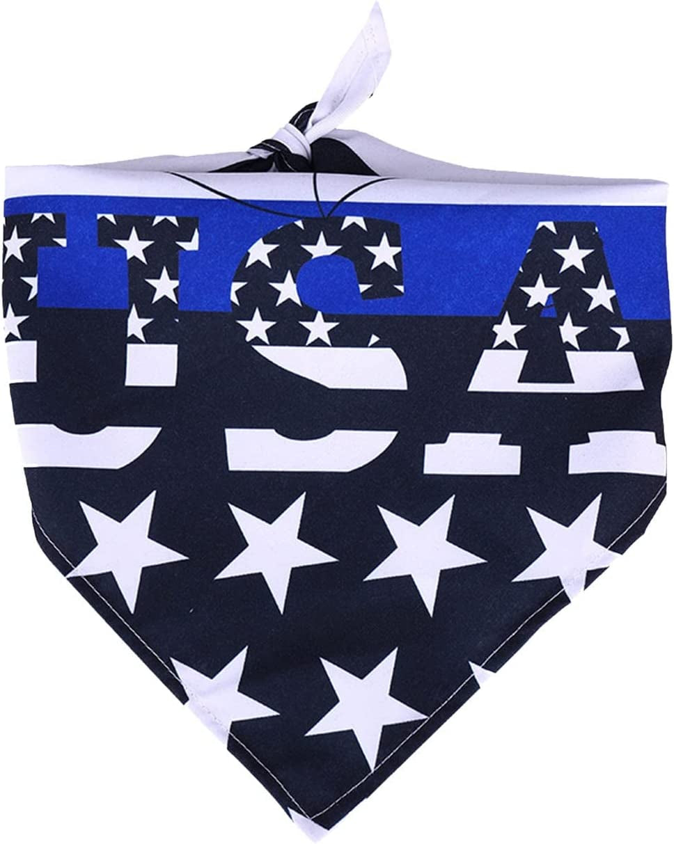 Dog Birthday Boy Bandana Pet Happy Birthday Party Independence Day Pet Bandana 1 PC USA Dog Bandanas Reversible Dog Bandanas Triangle Bibs Scarf for 4Th of Pet Dog Scarf Bandana for Dogs (C, One Size) Animals & Pet Supplies > Pet Supplies > Dog Supplies > Dog Apparel Generic E One Size 