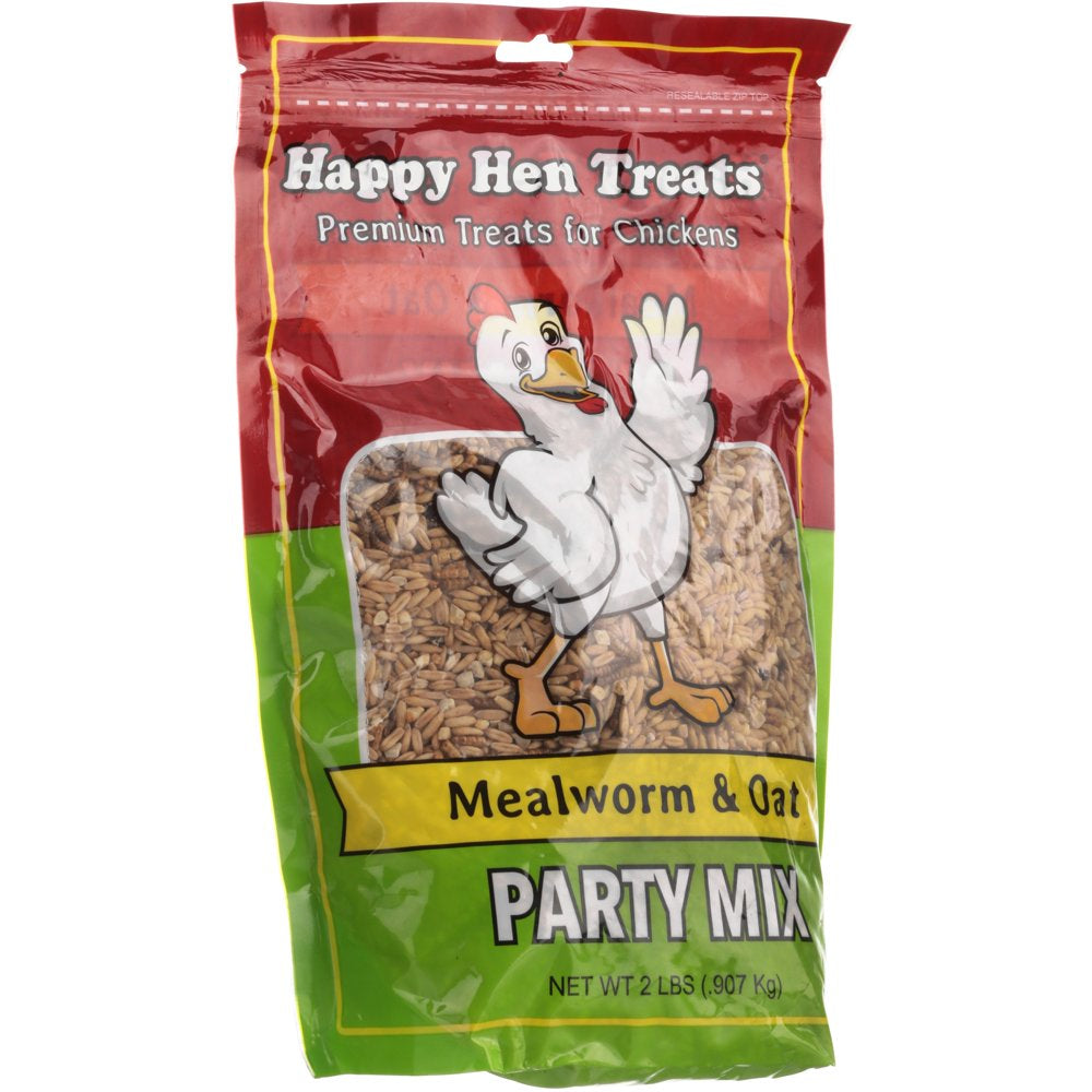 HAPPY HEN TREATS 17015 2LB Mealworm/Oats Mix Animals & Pet Supplies > Pet Supplies > Bird Supplies > Bird Treats Happy Hen Treats   