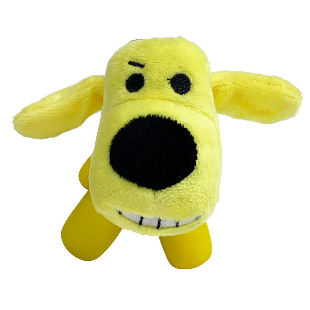 Multipet Smiling Dog Loofa Pals Latex Plush Dog Toy, Banana Shaped Animals & Pet Supplies > Pet Supplies > Dog Supplies > Dog Toys Multipet   