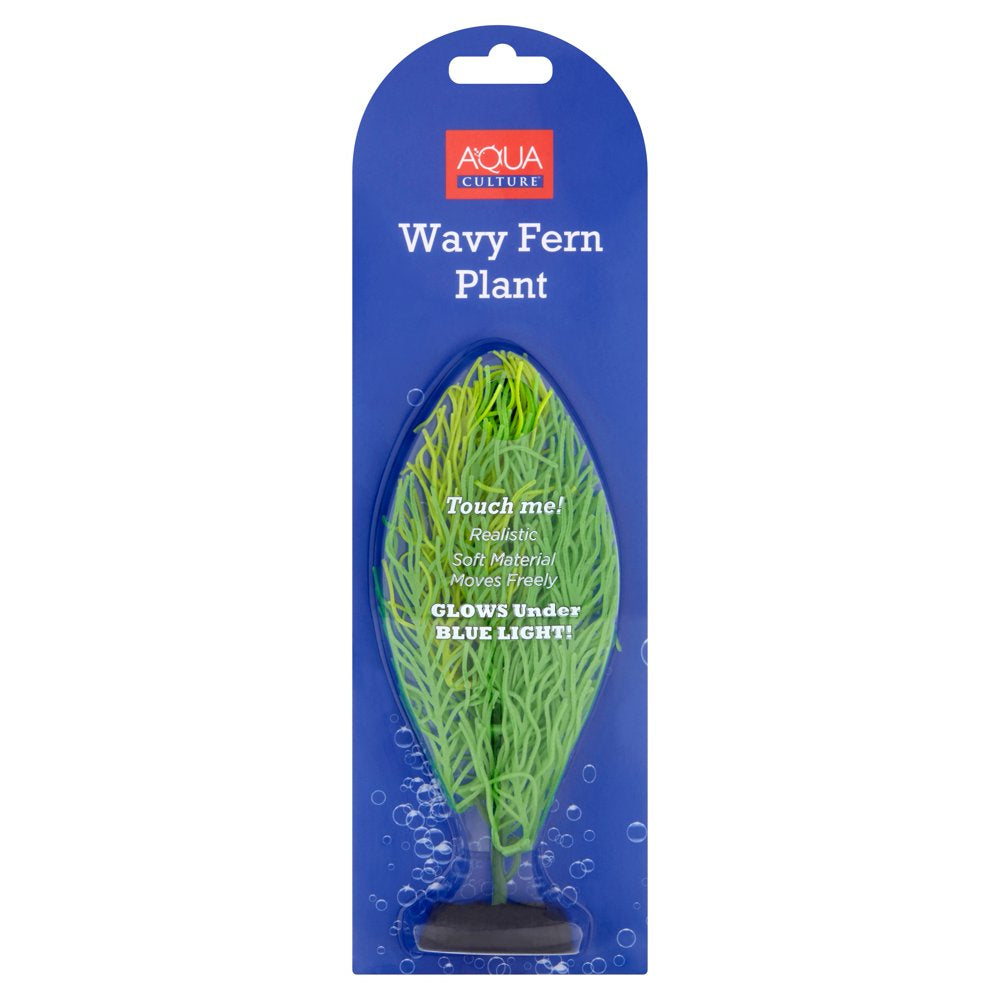 Aqua Culture Wavy Fern Aquarium Plant, Green Animals & Pet Supplies > Pet Supplies > Fish Supplies > Aquarium Decor Wal-Mart Stores, Inc.   