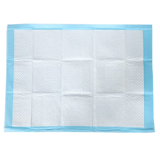 Spptty 2pcs Reusable Washable Pad An Absorbent Pad For Adults Incontinence  Pad Blue + White 