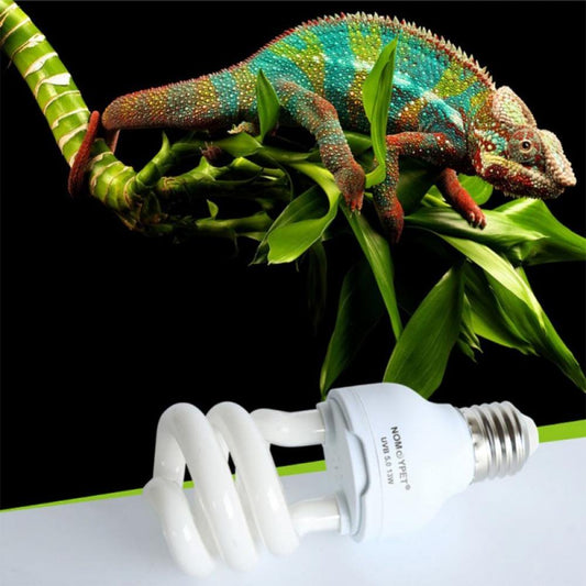 Eleaeleanor Heat Emitter Ultraviolet Light Bulb E27 5.0 10.0 UVB 13W Pet Reptile Light Glow Lamp Daylight Bulb for Tortoise Fish Amphibians