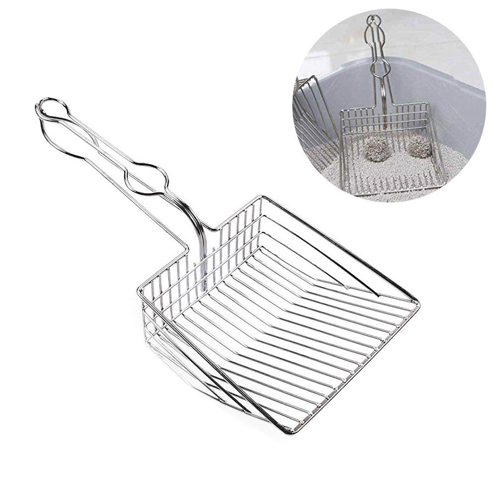 Pet Enjoy Fast Sifting Cat Litter Scoop,Stainless Steel Metal Large Cat Litter Scooper,Durable Hangable Litter Scooper with Hole Cat Poop Scooper Animals & Pet Supplies > Pet Supplies > Cat Supplies > Cat Litter Pet Enjoy   