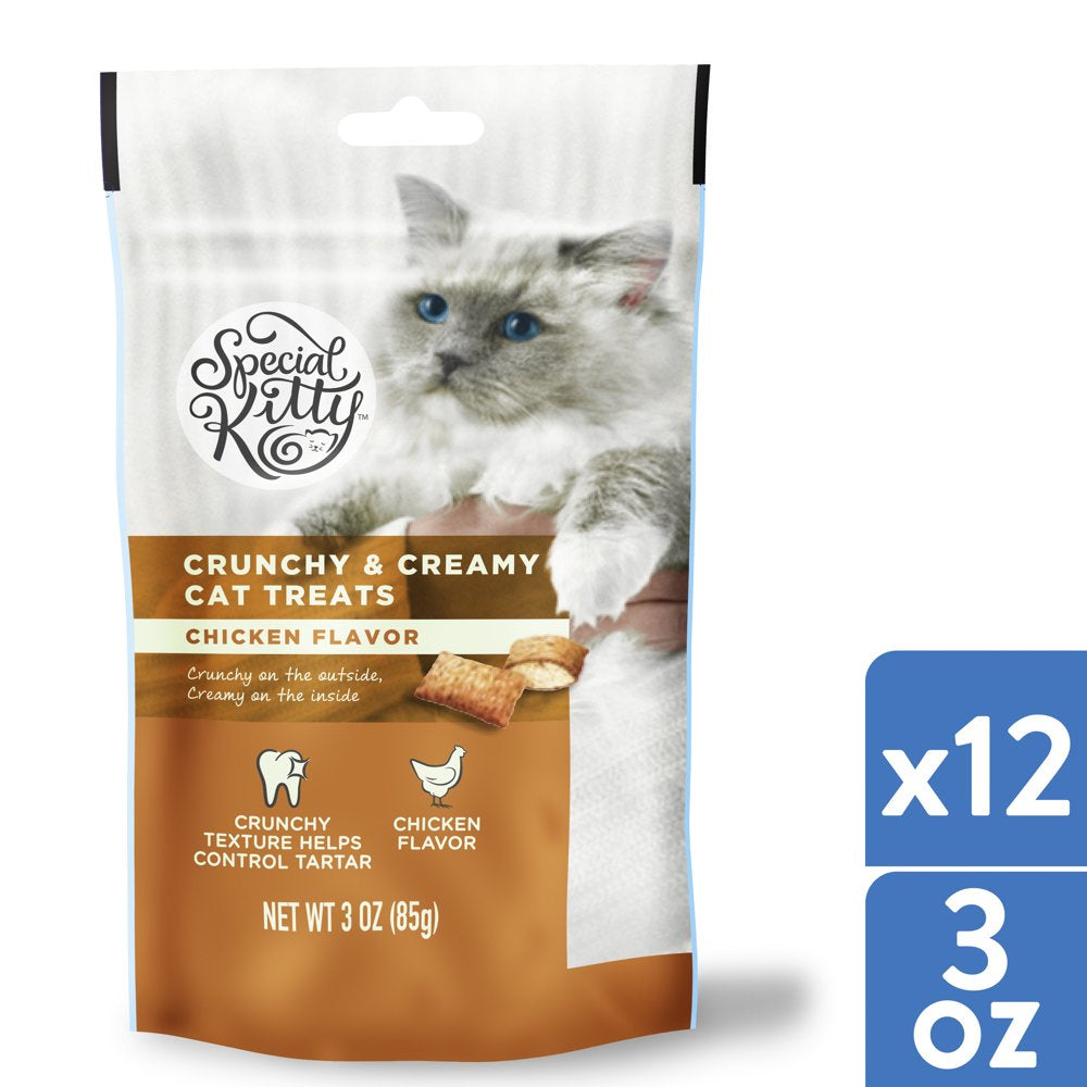 Special Kitty Cat Treats, Chicken, 3 Oz, 12-Pack Animals & Pet Supplies > Pet Supplies > Cat Supplies > Cat Treats Wal-Mart Stores, Inc. Chicken  