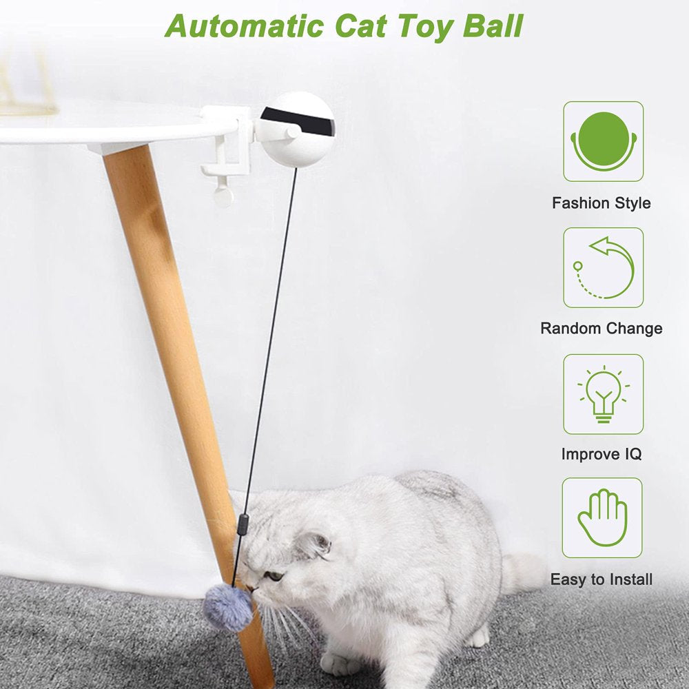 Automatic Cat Toy,Electric Cat Toys Interactive Kitty Toys for Cats Kitten Kitty Animals & Pet Supplies > Pet Supplies > Cat Supplies > Cat Toys Ganen OldTree   