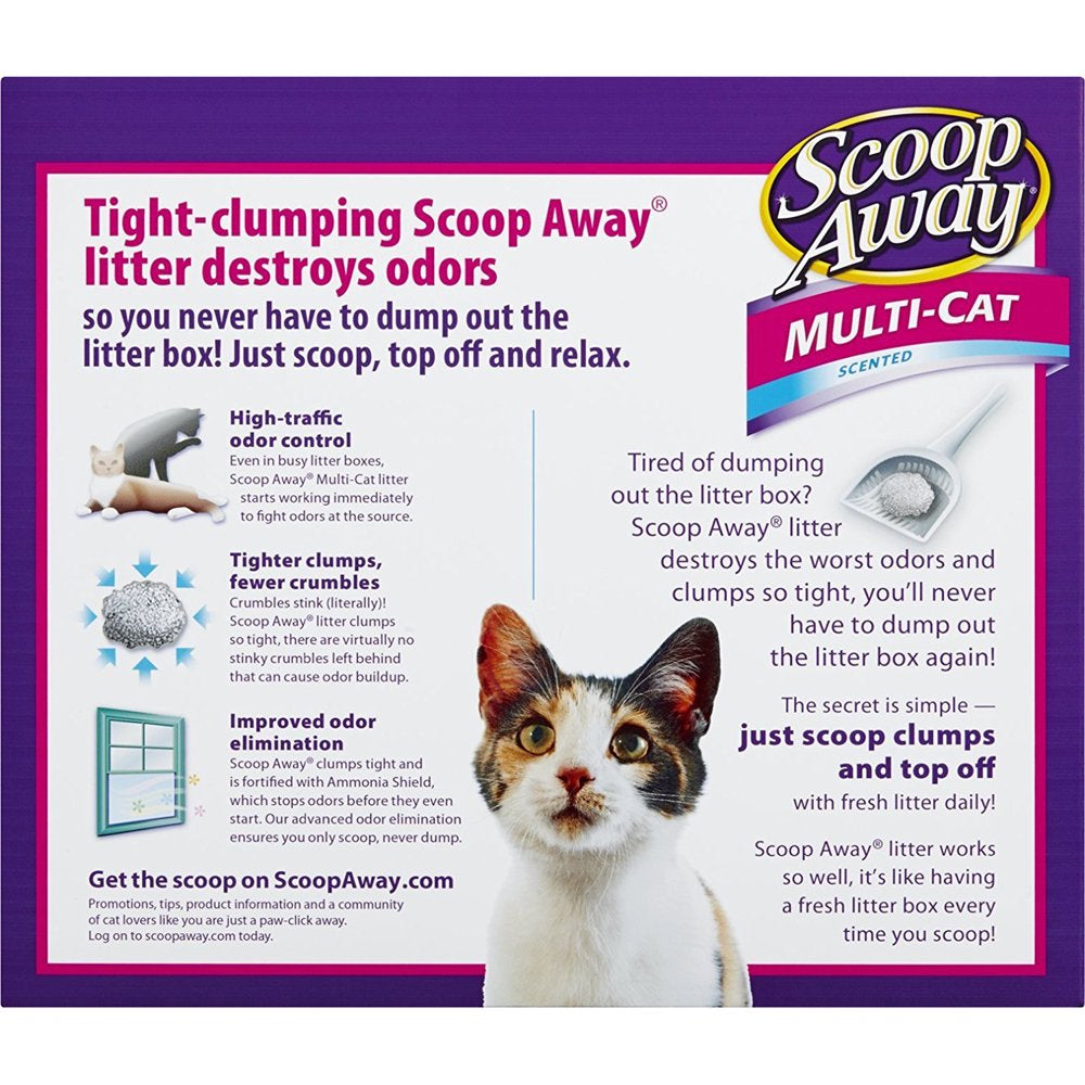 Scoop Away Clumping Cat Litter Multiple Cat Formula, 20-Lb Animals & Pet Supplies > Pet Supplies > Cat Supplies > Cat Litter Clorox USA   