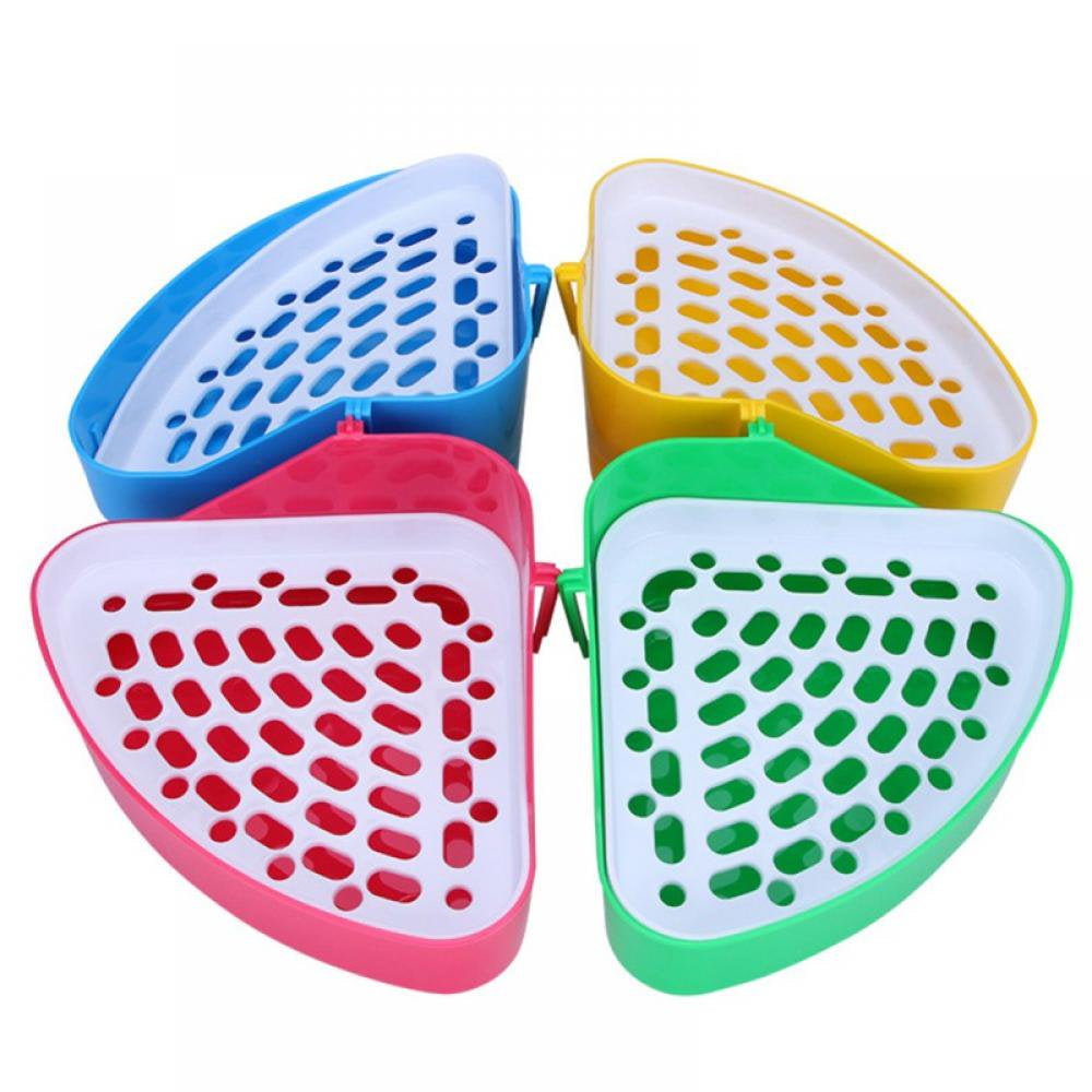 Triangle Potty Trainer Corner Litter Bedding Box Pet Pan for Small Animal/Baby Rabbit/Guinea Pig/Small Chinchillas/Ferret Animals & Pet Supplies > Pet Supplies > Small Animal Supplies > Small Animal Bedding Slopehill   