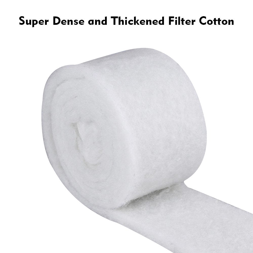 Dcenta Aquarium Filter Pad Filter Media Roll Biochemical Cotton Filter Foam Fish Tank Sponge for Most Filters Fish Tank Water Cleaning Supplies 12Cm*6M Animals & Pet Supplies > Pet Supplies > Fish Supplies > Aquarium Filters Dcenta   