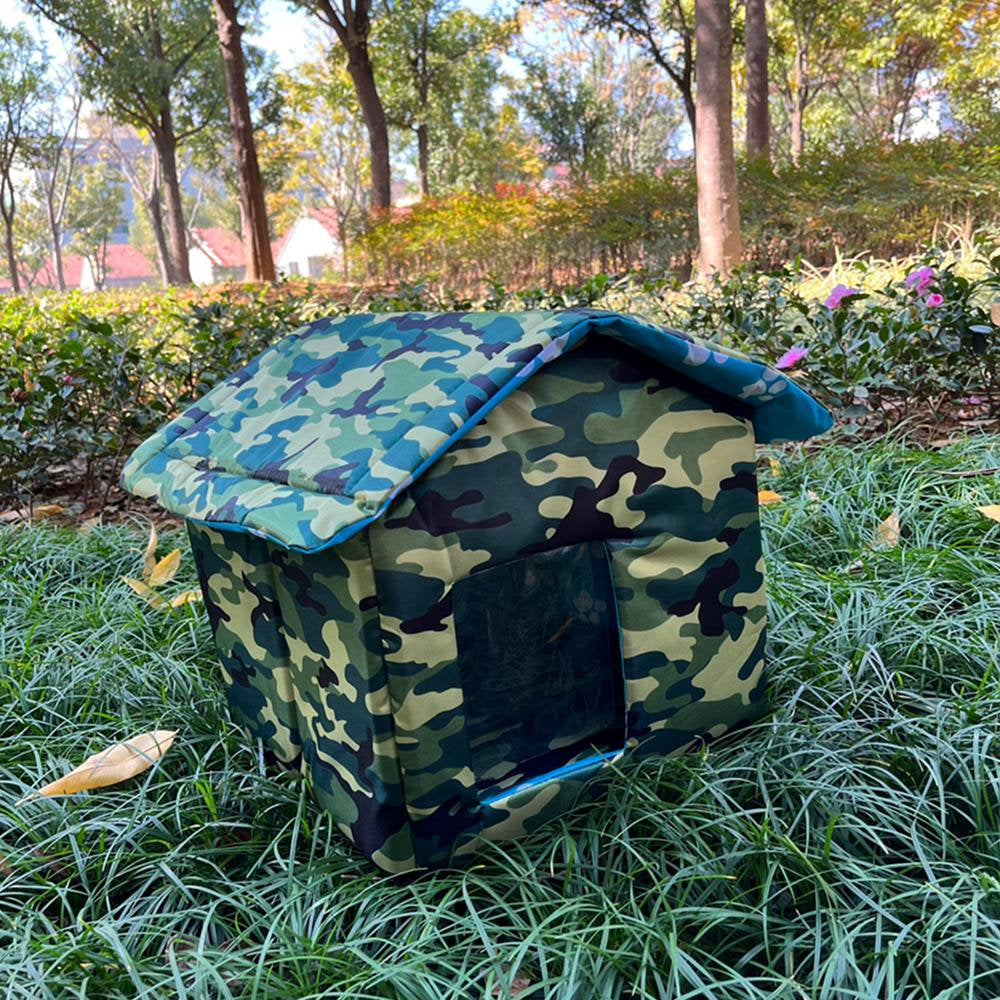 IMSHIE Cat House with Removable Cushion, 4 Season Pet Nest Kitty Shelter with Waterproof Roof, Washable Foldable Cat Kennel Cave House Small Dog Tent Cabin for Winter Biological Animals & Pet Supplies > Pet Supplies > Dog Supplies > Dog Houses IMSHIE   