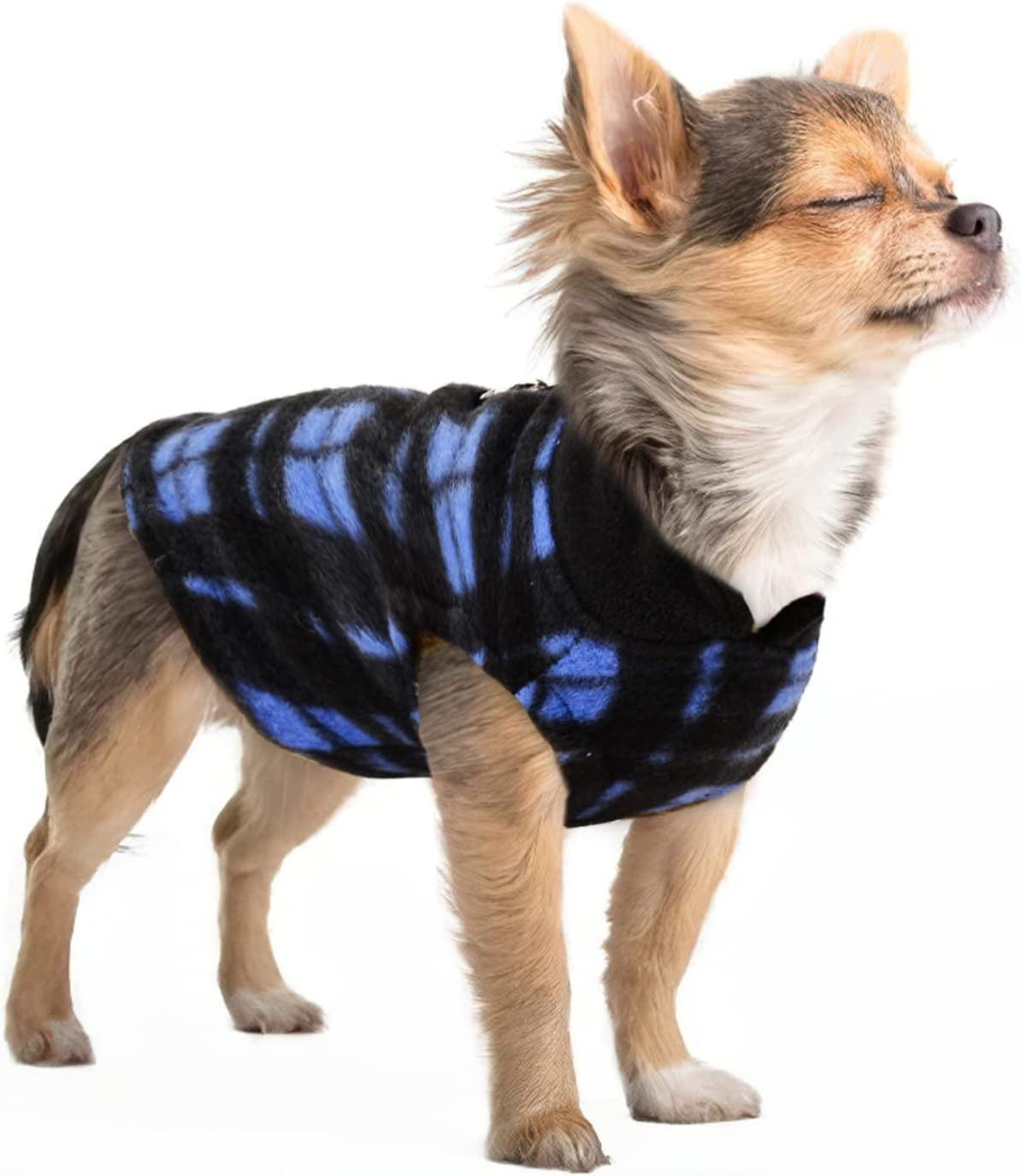 Chihuahua Sweaters for Small Dogs Fleece Puppy Clothes for Yorkie Teacup Boy Girl Winter Warm Tiny Dog Sweater with D Ring Extra Small Dog Clothing XXS XS 3 Pieces (Xx-Small) Animals & Pet Supplies > Pet Supplies > Dog Supplies > Dog Apparel Sebaoyu   