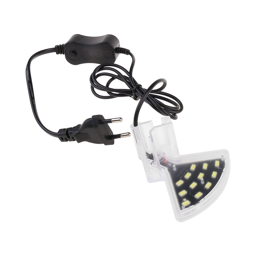 EU 100-240V LED Clip-On Fish Tank Aquarium Lighting Bulb White Light Animals & Pet Supplies > Pet Supplies > Fish Supplies > Aquarium Lighting unahtinr   