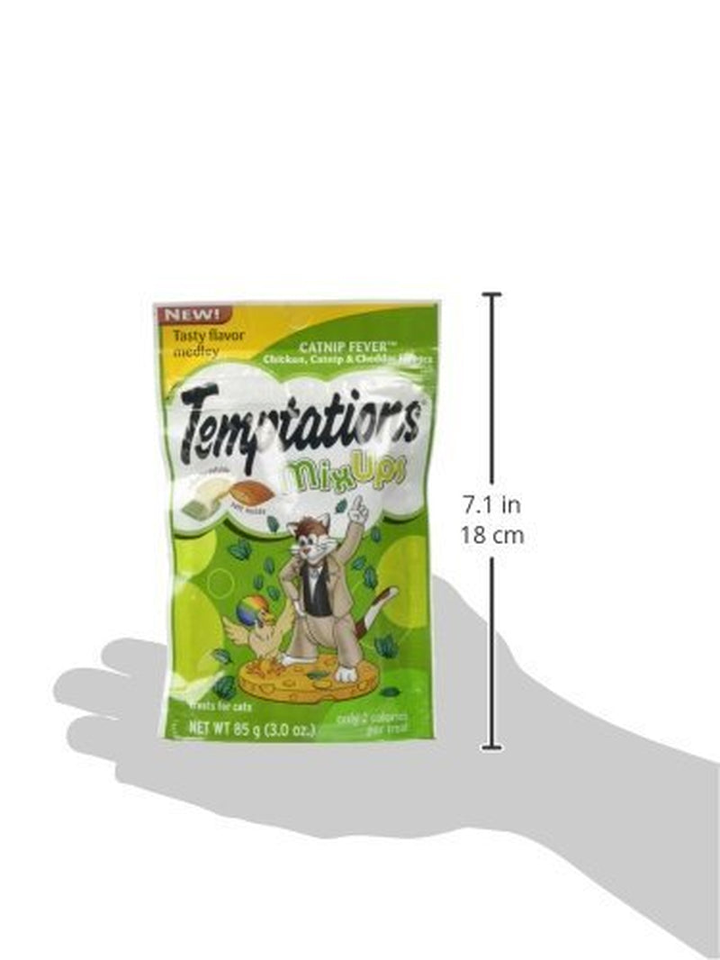 Temptations Cat Treats Mix Ups, Catnip Fever Chicken, Catnip and Cheddar Flavors, 3 Oz Pouch Animals & Pet Supplies > Pet Supplies > Cat Supplies > Cat Treats Mars Petcare   