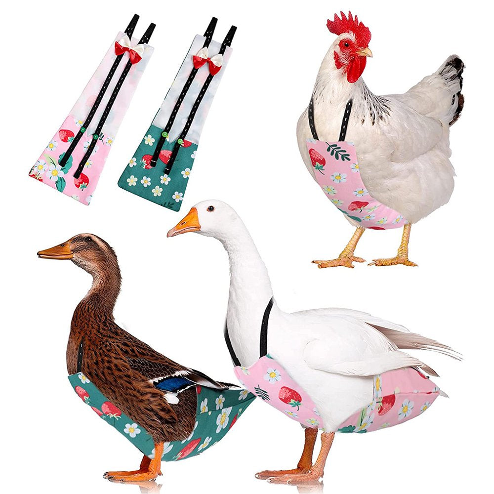 Adjustable Duck Diapers Reusable Chicken-Nappy Pet Pee Pads Poultry Clothes Animals & Pet Supplies > Pet Supplies > Dog Supplies > Dog Diaper Pads & Liners JZROCKER   