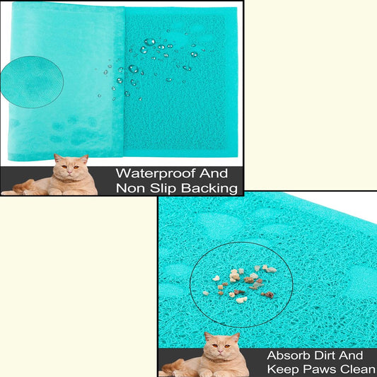 Premium Durable Cat Litter Trapping Mat for Litter Boxes Animals & Pet Supplies > Pet Supplies > Cat Supplies > Cat Litter Box Mats KOL PET   
