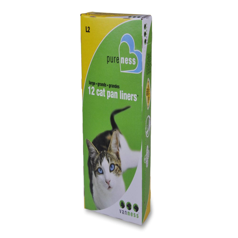 Van Ness Large Cat Litter Box Liners, Fits Most Large Litter Boxes, 12 Count Animals & Pet Supplies > Pet Supplies > Cat Supplies > Cat Litter Box Liners Van Ness Plastics, Inc.   