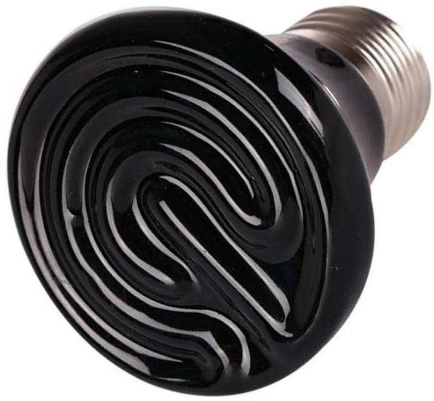 Reptile Heat Lamp Ceramic Infrared Heat Emitter Bulb 110V 25W for Pe KOL PET