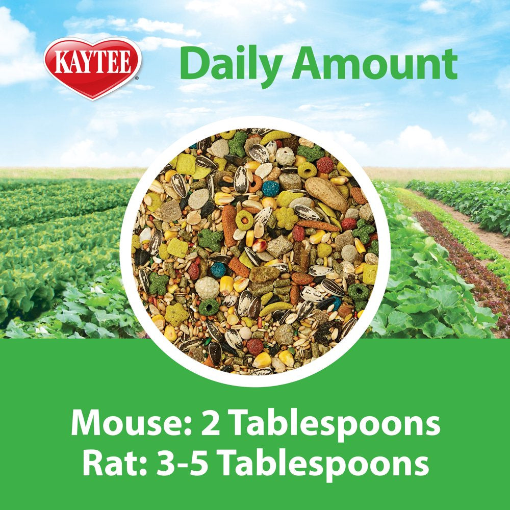 Kaytee Fiesta Mouse and Rat Food 4.5 Lb, Fortified Gourmet Diet Animals & Pet Supplies > Pet Supplies > Small Animal Supplies > Small Animal Food Central Garden and Pet   