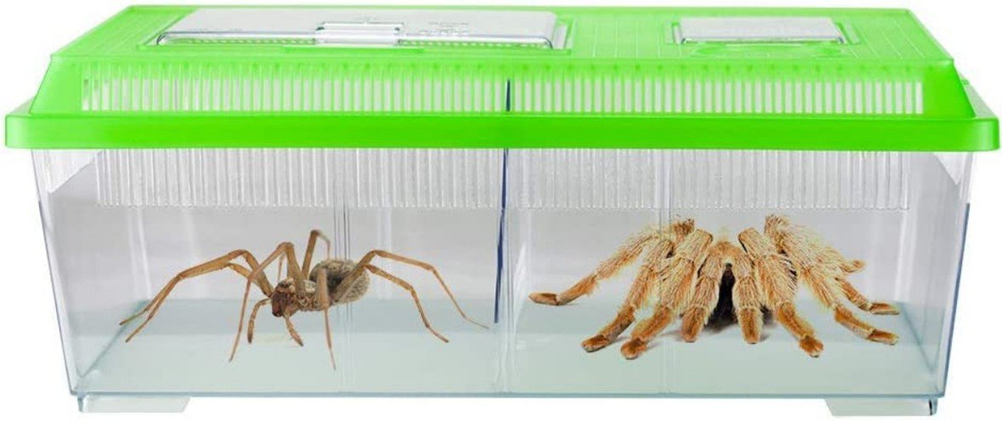 Large - 2 Count Lees Reptile Ranch Ventilated Reptile and Amphibian Rectangle Habitat with Lid