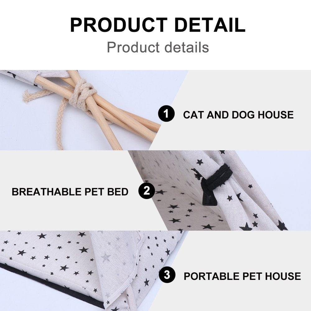 TINKSKY Little Pets Dog Kennel and Cat Bed House for Pets Portable Tent Washable Breathable Cage Animals & Pet Supplies > Pet Supplies > Dog Supplies > Dog Houses TINKSKY   