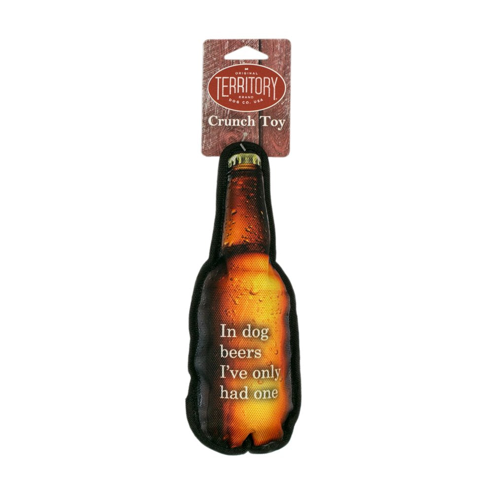 Original Territory Beer Bottle Crunch Dog Toy Animals & Pet Supplies > Pet Supplies > Dog Supplies > Dog Toys 3T Brands   