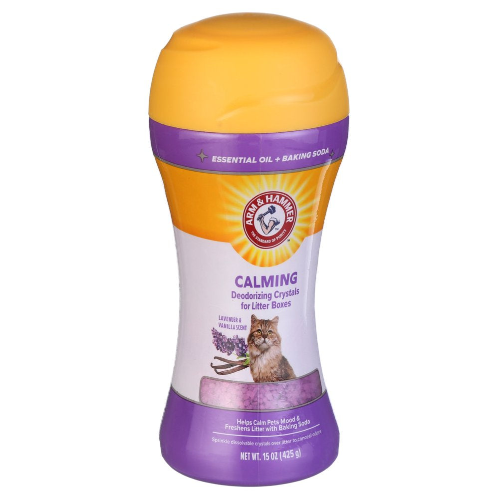 Arm & Hammer Deodorizing Cat Litter Crystals, Lavender & Vanilla Scent 15 Oz Animals & Pet Supplies > Pet Supplies > Cat Supplies > Cat Litter Fetch For Pets   