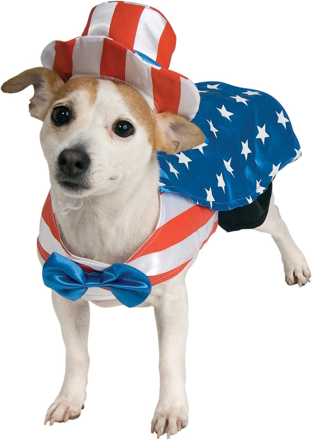 Rubie'S Uncle Sam Pet Costume, Medium Animals & Pet Supplies > Pet Supplies > Dog Supplies > Dog Apparel Rubies Costume Company 1 XL (Neck: 20", Girth: 27", Back: 28") 