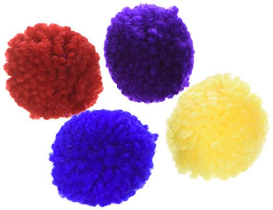 Ethical Wool Pom Poms with Catnip Cat Toy, 4Pack Animals & Pet Supplies > Pet Supplies > Cat Supplies > Cat Toys Ethical Products   