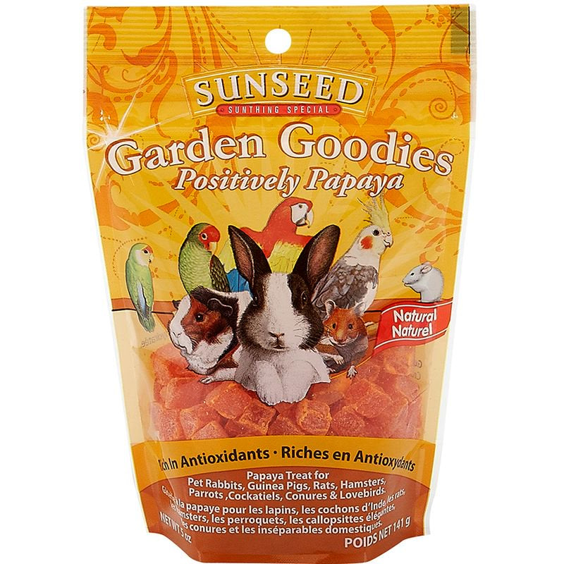 Sunseed® Garden Goodies Positively Papaya Tropical Treats for Birds & Small Animals 5 Oz Animals & Pet Supplies > Pet Supplies > Bird Supplies > Bird Treats Sunseed®   