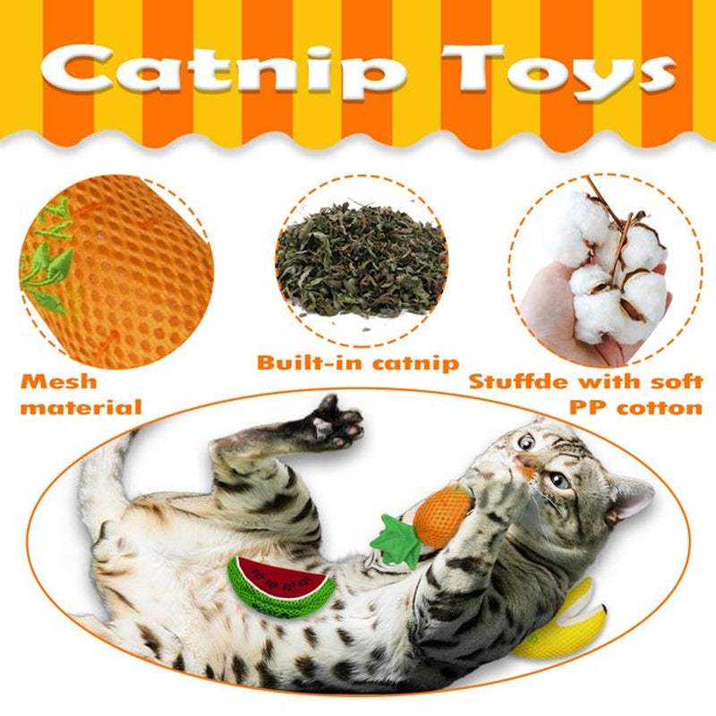 Lepawit 3Pcs Cat Catnip Toys Kitten Toys Cat Chew Toys for Indoor Cats Teeth Cleaning Animals & Pet Supplies > Pet Supplies > Cat Supplies > Cat Toys Lepawit   