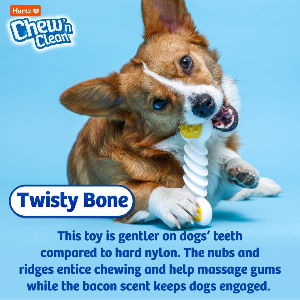 Hartz Chew N Clean Twisty Bone Dog Toy, Small/Medium Animals & Pet Supplies > Pet Supplies > Dog Supplies > Dog Treats Hartz Mountain Corp.   