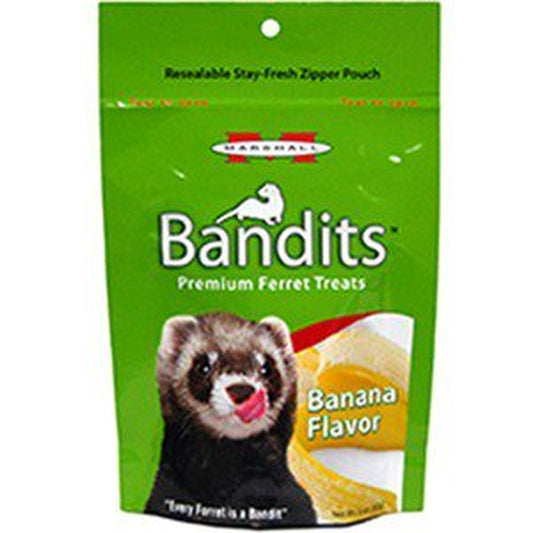 Marshall Bandits Banana Flavor Ferret Treats, 3 Oz. Animals & Pet Supplies > Pet Supplies > Small Animal Supplies > Small Animal Treats MARSHALL PET PRODUCTS   