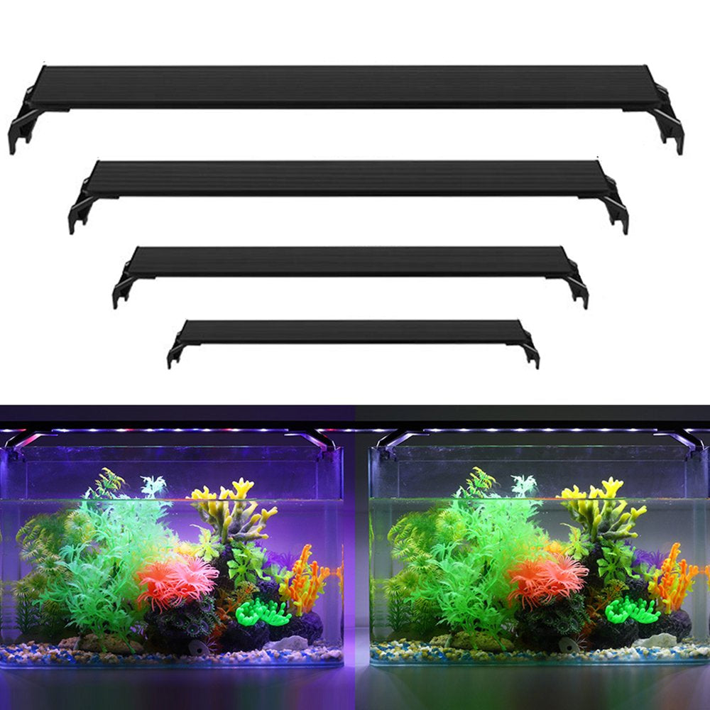 HEVIRGO 4 Brightness Auto on off Aquarium Light, Full Spectrum Fish Tank Lamp High Brightness Animals & Pet Supplies > Pet Supplies > Fish Supplies > Aquarium Lighting HEVIRGO   