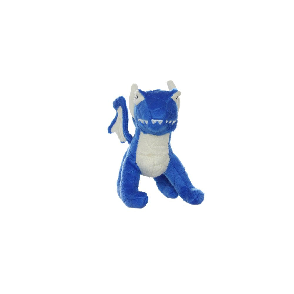 Mighty Junior Dragon Blue, Plush and Durable Dog Toy