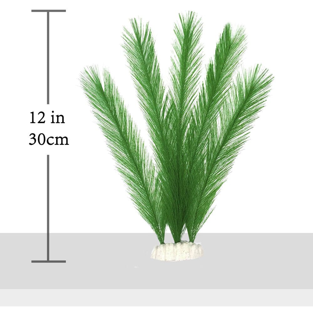 3Pcs Aquarium Decorations Fish Tank Artificial Green Water Plants Made of Silk Fabrics Plastic Animals & Pet Supplies > Pet Supplies > Fish Supplies > Aquarium Decor BEGONDIS   