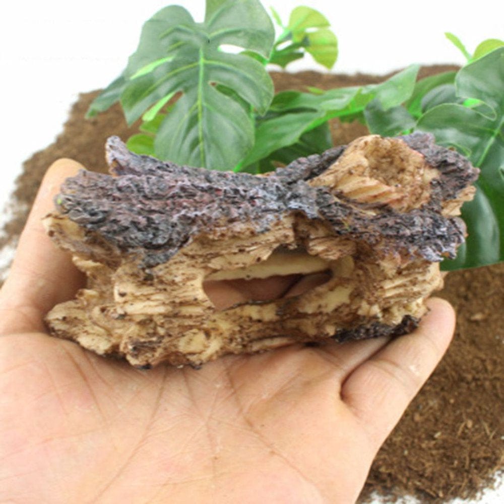 3Pcs Hide Hollow Tree Log Fish Tank Aquarium Fountain Ornament Simulation Decoration Animals & Pet Supplies > Pet Supplies > Fish Supplies > Aquarium Decor Rainbow   
