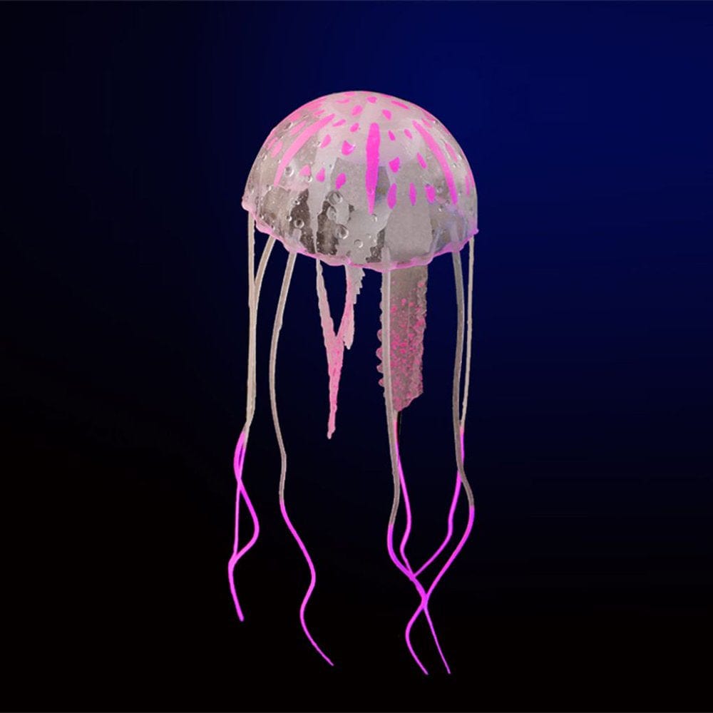3Pcs LED Fantasy Jellyfish Lamp round Light Effects Artificial Jellyfish Jelly Fish Tank Aquarium Mood Lamp for Home Decoration Magic Lamp for Gift Animals & Pet Supplies > Pet Supplies > Fish Supplies > Aquarium Lighting Bonrich Red  