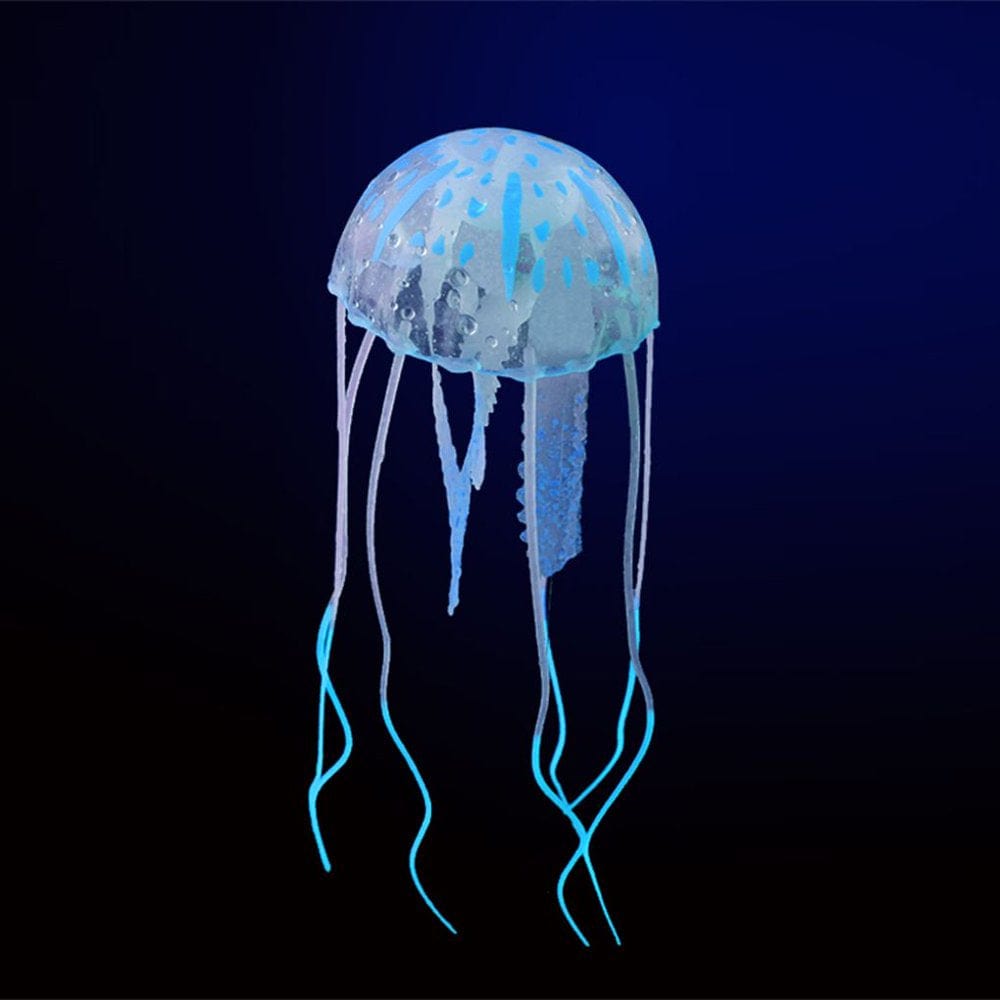 3Pcs LED Fantasy Jellyfish Lamp round Light Effects Artificial Jellyfish Jelly Fish Tank Aquarium Mood Lamp for Home Decoration Magic Lamp for Gift Animals & Pet Supplies > Pet Supplies > Fish Supplies > Aquarium Lighting Bonrich Blue  
