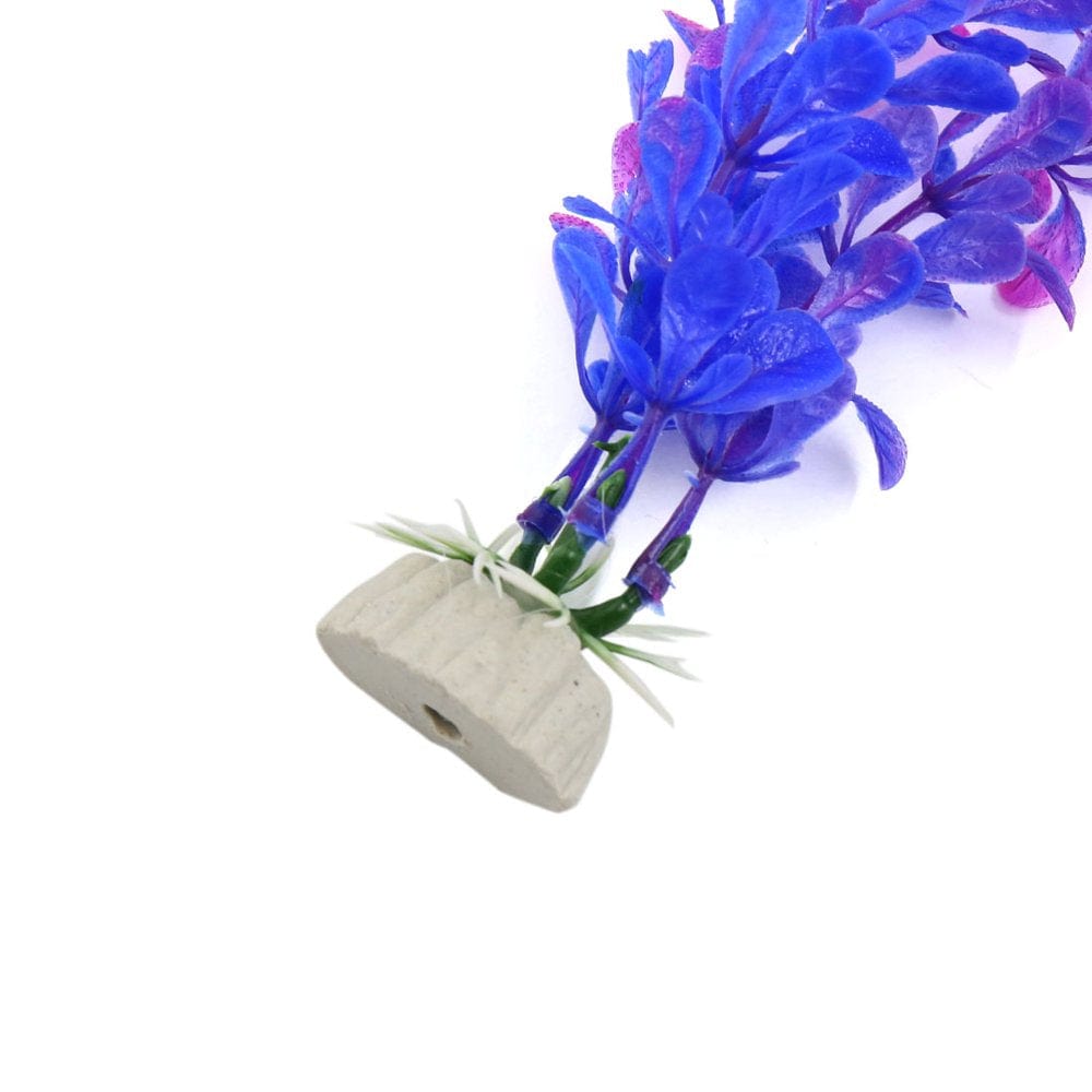 3Pcs Purple Plastic Aquarium Grass Plants Fish Tank Water Plant Decor Ornament Animals & Pet Supplies > Pet Supplies > Fish Supplies > Aquarium Decor Unique-Bargains   